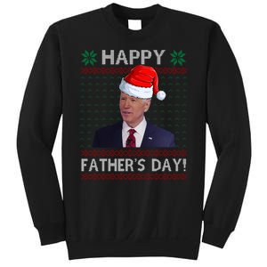 Happy Father's Day Funny Joe Biden Christmas Joke Sweatshirt