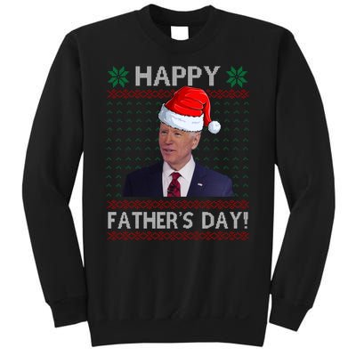 Happy Father's Day Funny Joe Biden Christmas Joke Sweatshirt