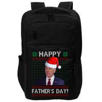 Happy Father's Day Funny Joe Biden Christmas Joke Impact Tech Backpack