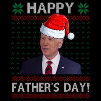 Happy Father's Day Funny Joe Biden Christmas Joke Impact Tech Backpack