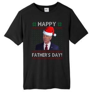 Happy Father's Day Funny Joe Biden Christmas Joke Tall Fusion ChromaSoft Performance T-Shirt