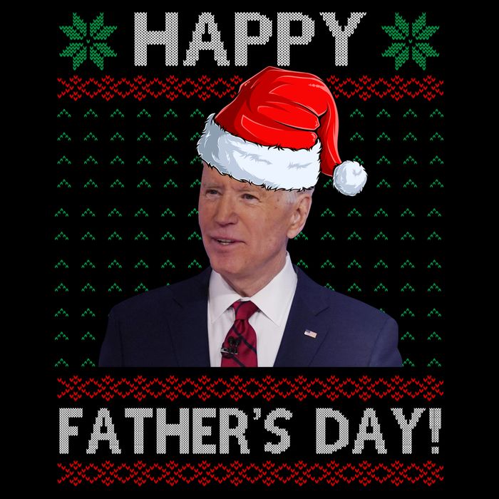 Happy Father's Day Funny Joe Biden Christmas Joke Drawstring Bag