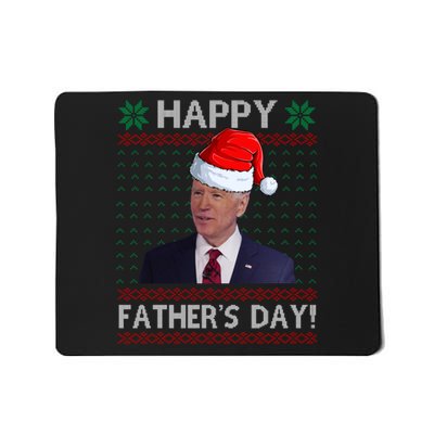 Happy Father's Day Funny Joe Biden Christmas Joke Mousepad