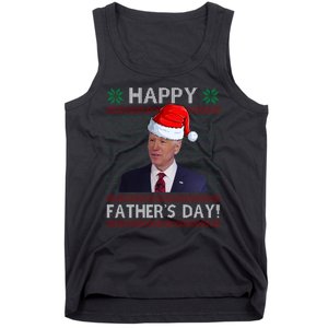 Happy Father's Day Funny Joe Biden Christmas Joke Tank Top