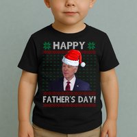 Happy Father's Day Funny Joe Biden Christmas Joke Toddler T-Shirt