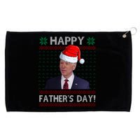 Happy Father's Day Funny Joe Biden Christmas Joke Grommeted Golf Towel