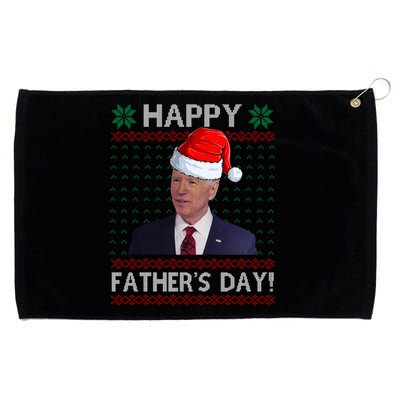 Happy Father's Day Funny Joe Biden Christmas Joke Grommeted Golf Towel