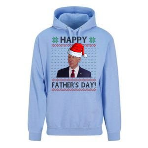 Happy Father's Day Funny Joe Biden Christmas Joke Unisex Surf Hoodie