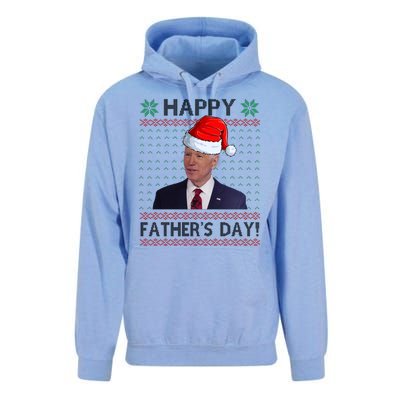 Happy Father's Day Funny Joe Biden Christmas Joke Unisex Surf Hoodie