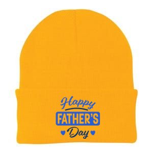 Happy Father's Day Gift Knit Cap Winter Beanie