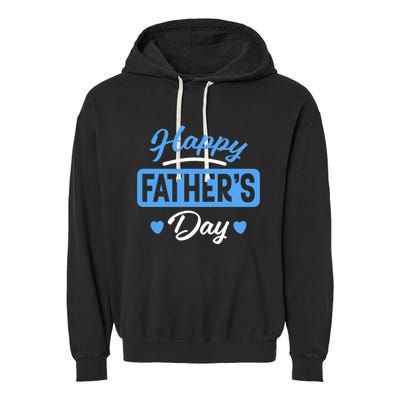 Happy Father's Day Gift Garment-Dyed Fleece Hoodie