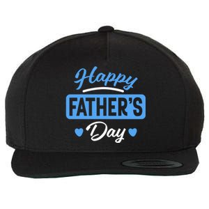 Happy Father's Day Gift Wool Snapback Cap