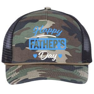 Happy Father's Day Gift Retro Rope Trucker Hat Cap