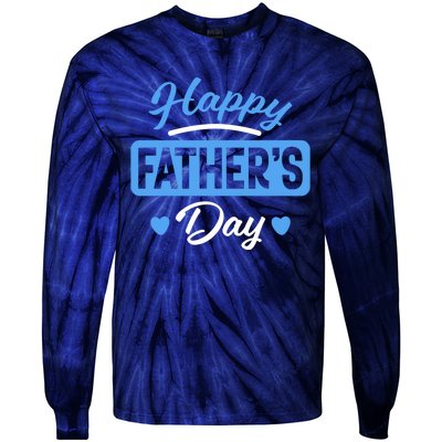 Happy Father's Day Gift Tie-Dye Long Sleeve Shirt