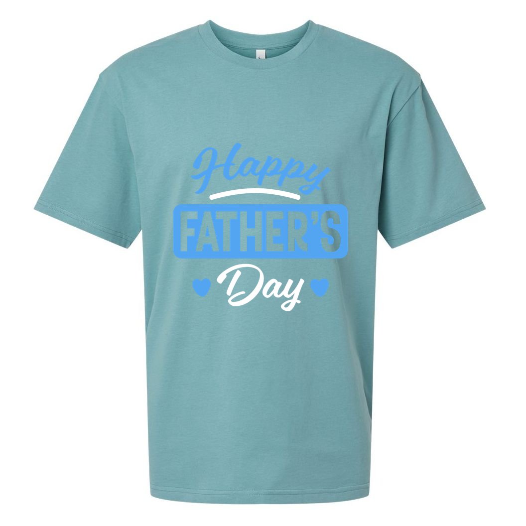 Happy Father's Day Gift Sueded Cloud Jersey T-Shirt