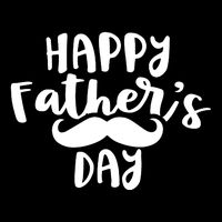 Happy Father's Day Mustache City Backpack