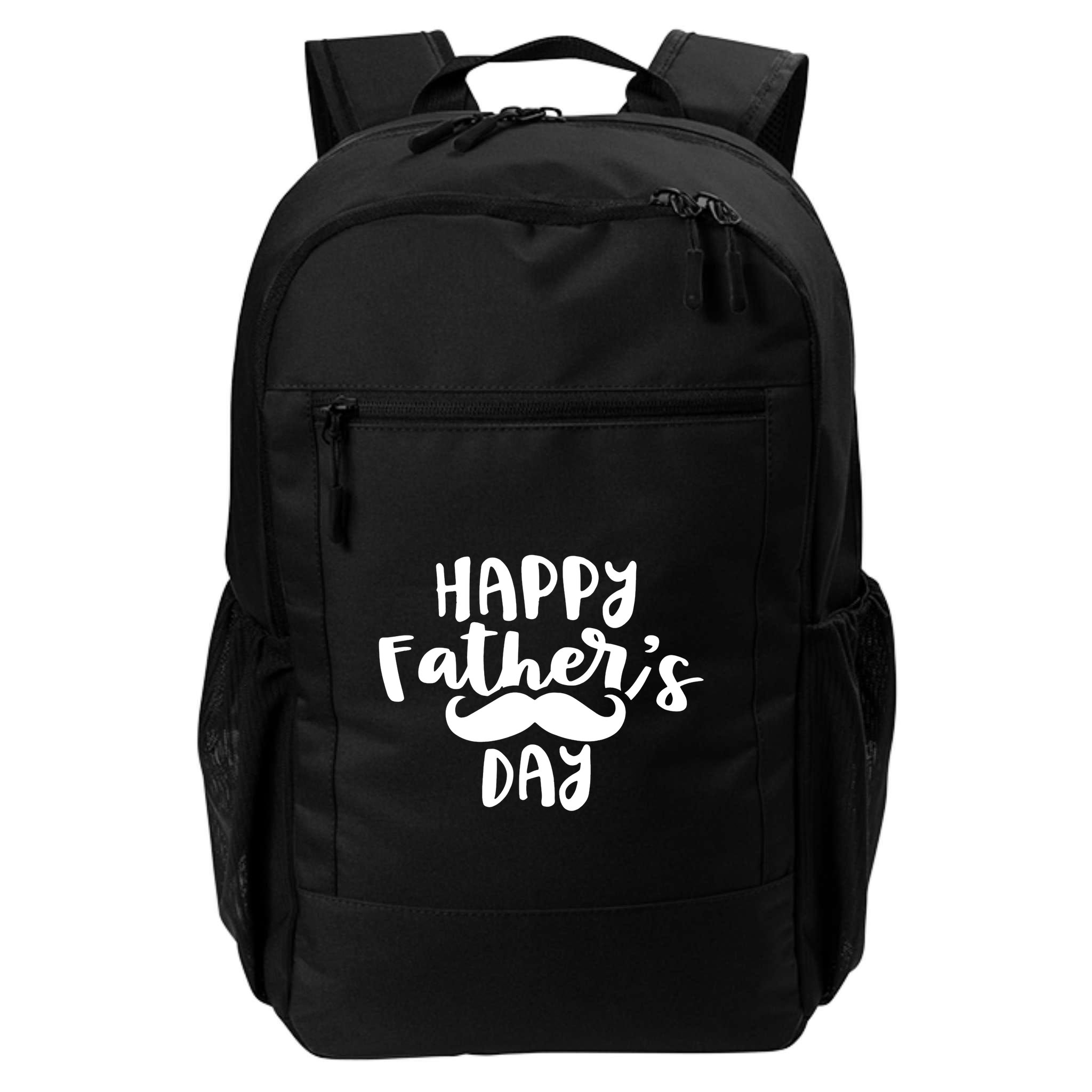 Happy Father's Day Mustache Backpack