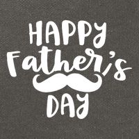 Happy Father's Day Mustache Cotton Canvas Backpack