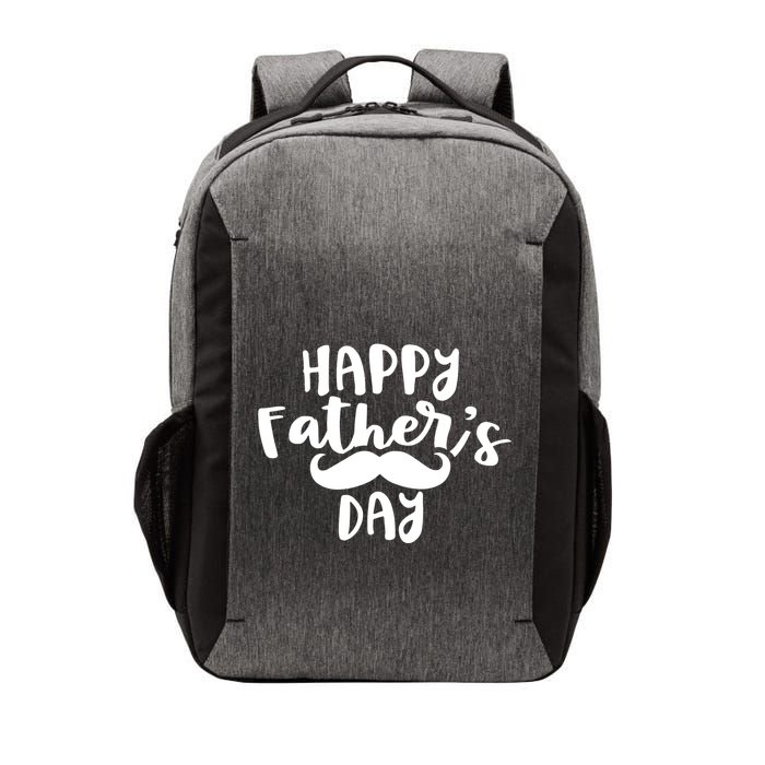 Happy Father's Day Mustache Vector Backpack