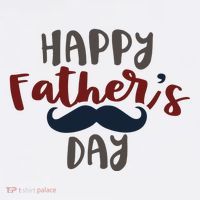 Happy Father's Day Mustache Tall T-Shirt