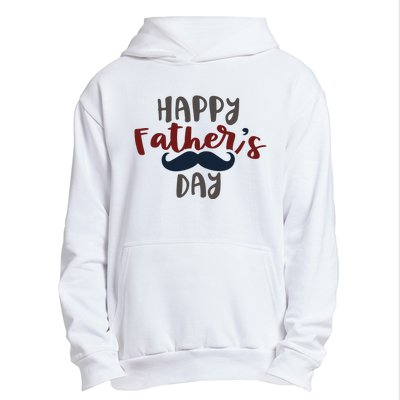 Happy Father's Day Mustache Urban Pullover Hoodie