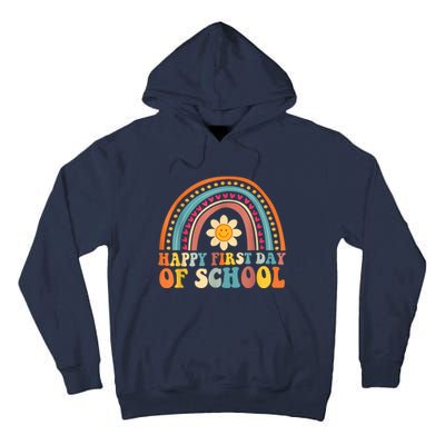 Happy First Day Of School For Teachers Kids Back To School Tall Hoodie