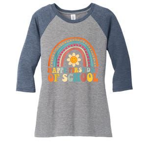 Happy First Day Of School For Teachers Kids Back To School Women's Tri-Blend 3/4-Sleeve Raglan Shirt