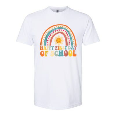 Happy First Day Of School For Teachers Kids Back To School Softstyle CVC T-Shirt