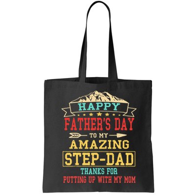 Happy Father's Day Step-Dad for Dad Daddy Step-father Bag
