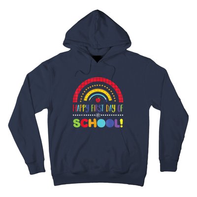 Happy First Day Of School Welcome Back To School Boy Girl Hoodie