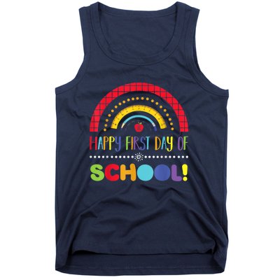 Happy First Day Of School Welcome Back To School Boy Girl Tank Top