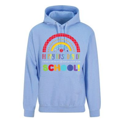 Happy First Day Of School Welcome Back To School Boy Girl Unisex Surf Hoodie