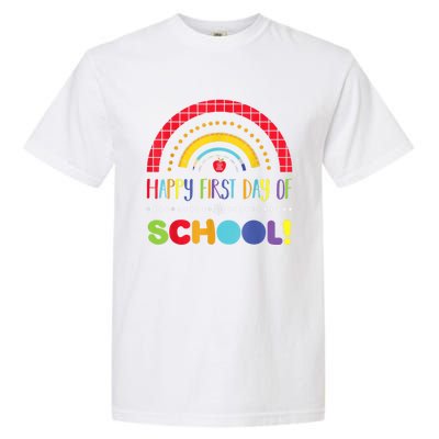 Happy First Day Of School Welcome Back To School Boy Girl Garment-Dyed Heavyweight T-Shirt