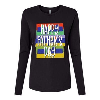 Happy FatherS Day Daddy For Dad Son Daughter Womens Cotton Relaxed Long Sleeve T-Shirt