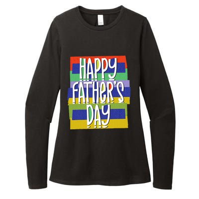 Happy FatherS Day Daddy For Dad Son Daughter Womens CVC Long Sleeve Shirt