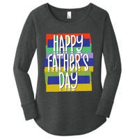 Happy FatherS Day Daddy For Dad Son Daughter Women's Perfect Tri Tunic Long Sleeve Shirt