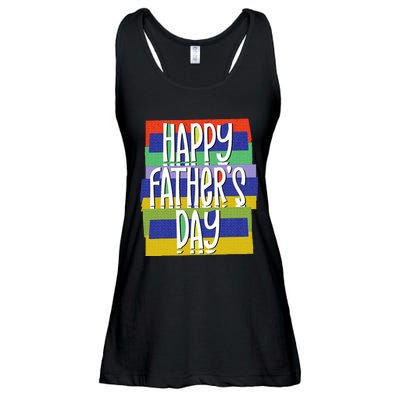 Happy FatherS Day Daddy For Dad Son Daughter Ladies Essential Flowy Tank