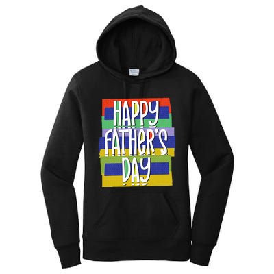 Happy FatherS Day Daddy For Dad Son Daughter Women's Pullover Hoodie