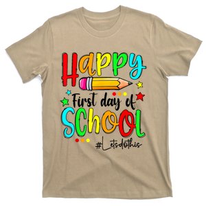 Happy First Day Of School Teacher Back To School Boy Girl T-Shirt