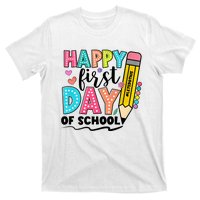 Happy First Day Of School Teacher Pencil T-Shirt