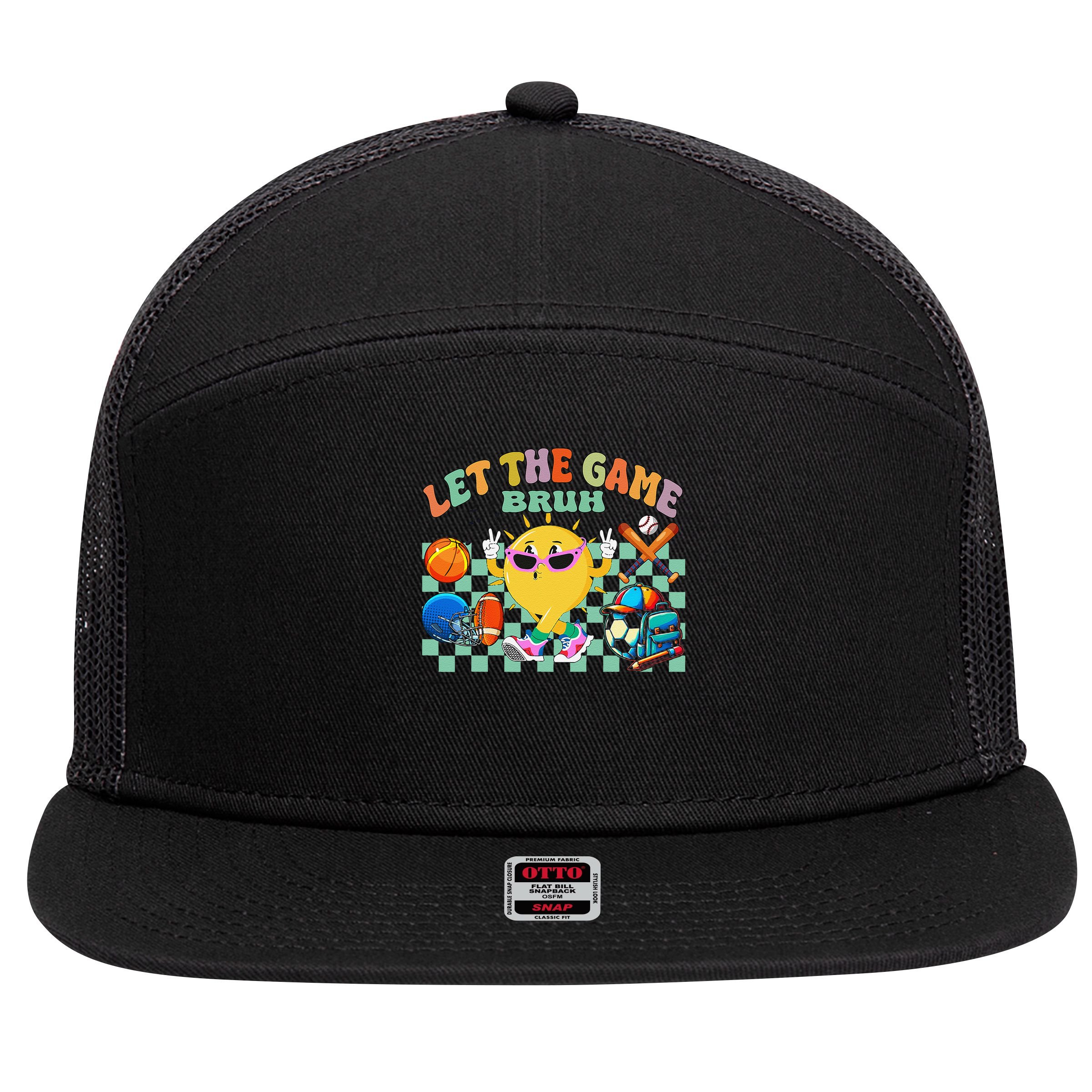 Happy Field Day 2025 Bruh Let The Games Begin Field Trip 7 Panel Mesh Trucker Snapback Hat