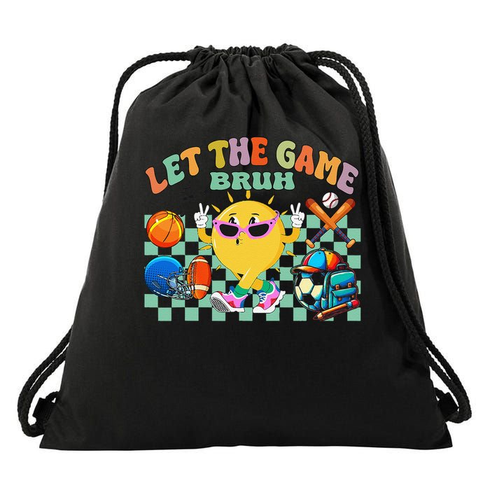 Happy Field Day 2025 Bruh Let The Games Begin Field Trip Drawstring Bag