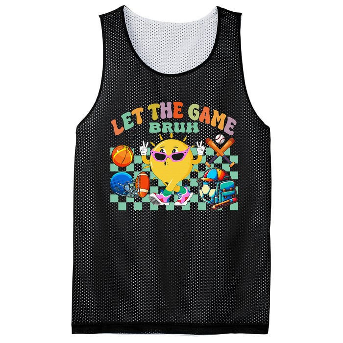 Happy Field Day 2025 Bruh Let The Games Begin Field Trip Mesh Reversible Basketball Jersey Tank