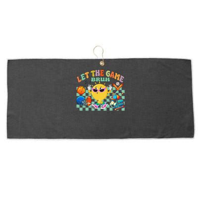 Happy Field Day 2025 Bruh Let The Games Begin Field Trip Large Microfiber Waffle Golf Towel