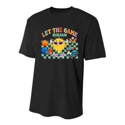 Happy Field Day 2025 Bruh Let The Games Begin Field Trip Youth Performance Sprint T-Shirt