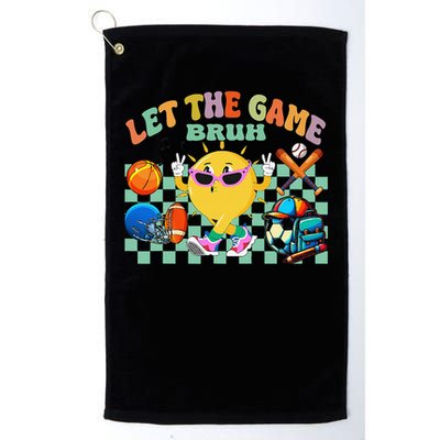 Happy Field Day 2025 Bruh Let The Games Begin Field Trip Golf Towel