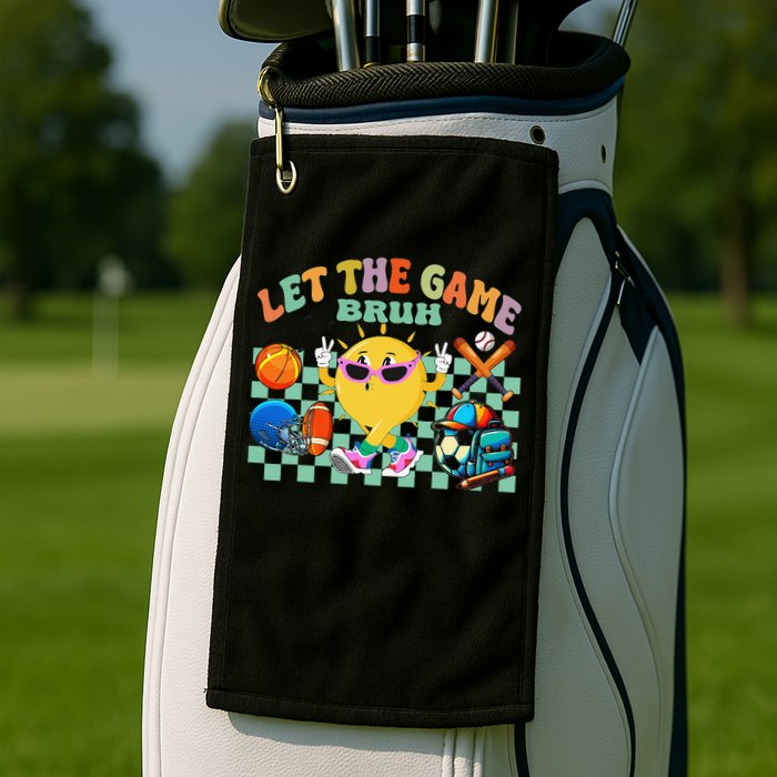 Happy Field Day 2025 Bruh Let The Games Begin Field Trip Golf Towel
