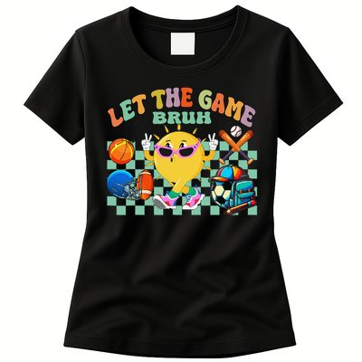 Happy Field Day 2025 Bruh Let The Games Begin Field Trip Womens T-Shirt