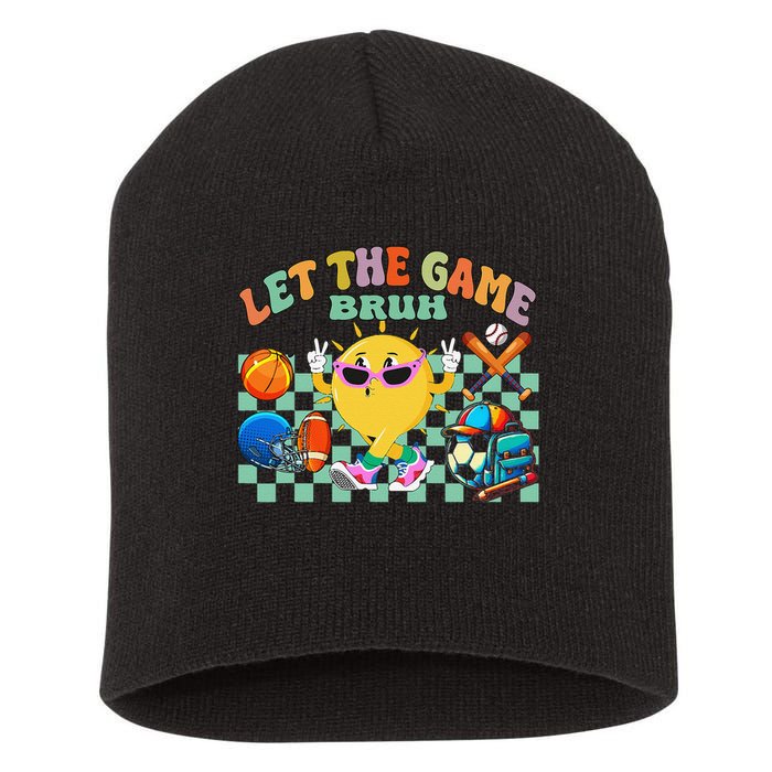 Happy Field Day 2025 Bruh Let The Games Begin Field Trip Short Acrylic Beanie