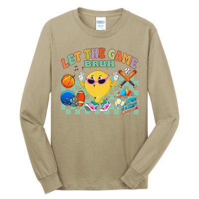 Happy Field Day 2025 Bruh Let The Games Begin Field Trip Tall Long Sleeve T-Shirt